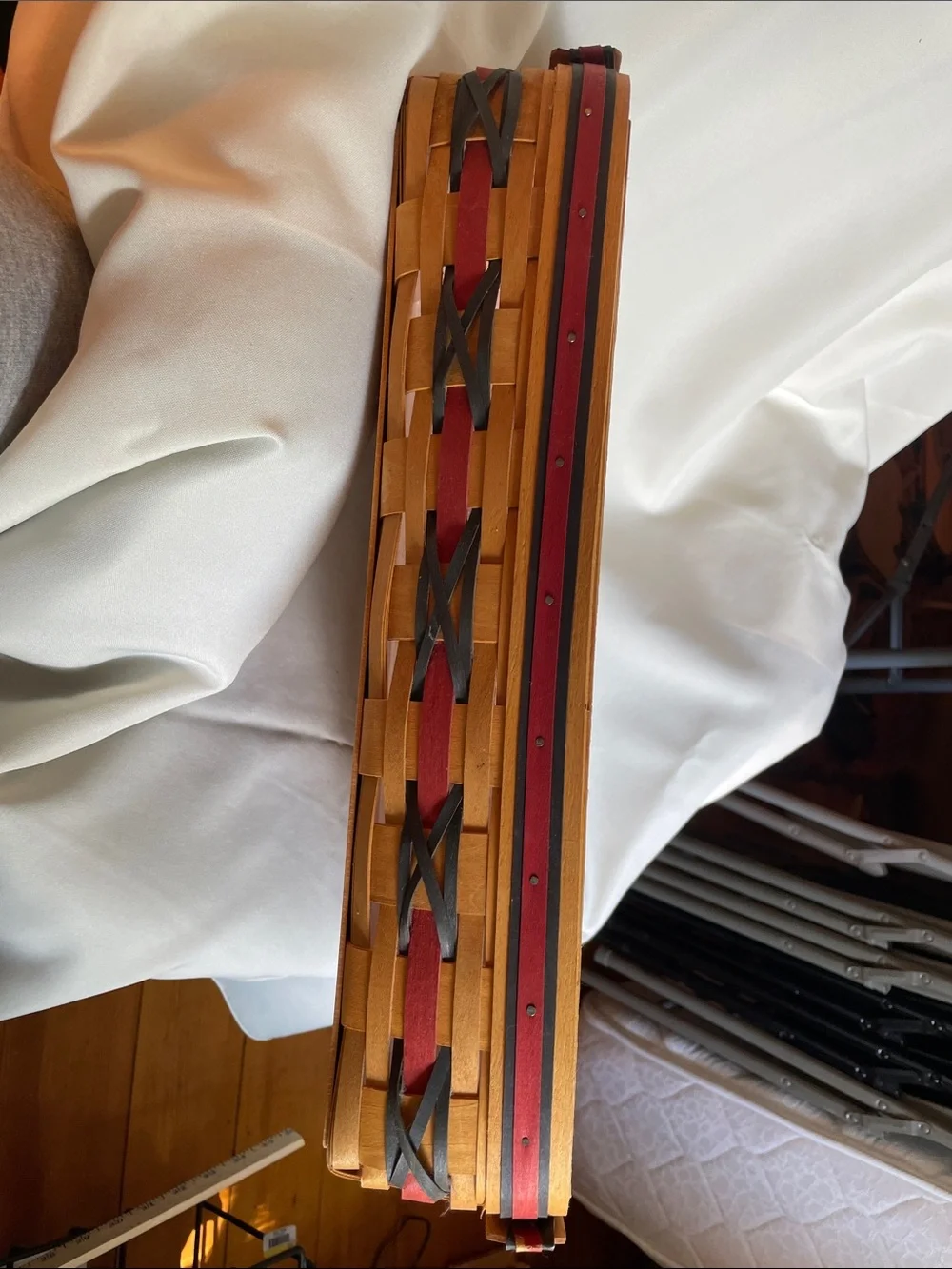 Longaberger 2000 Hostess Serving Tray with Protector.